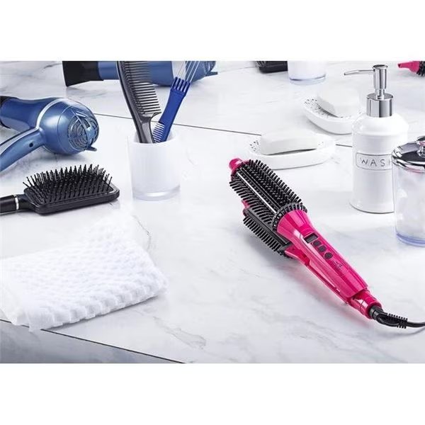 3P Experts Perfecter Flat Iron-Hot Brush Combo Hair Care Kit  Pink, 3P Experts, Mfr#: 3PX-PERFECTERHS-PNK